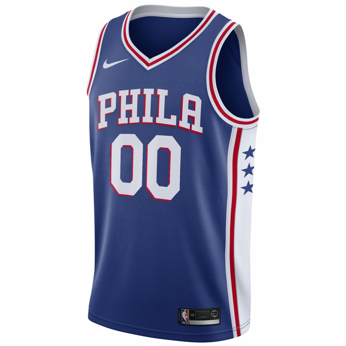 Nike - Philadelphia 76ers 2020/21 Swingman Custom Jersey - Icon Edition - Royal