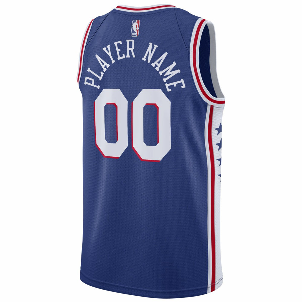 Nike - Philadelphia 76ers 2020/21 Swingman Custom Jersey - Icon Edition - Royal
