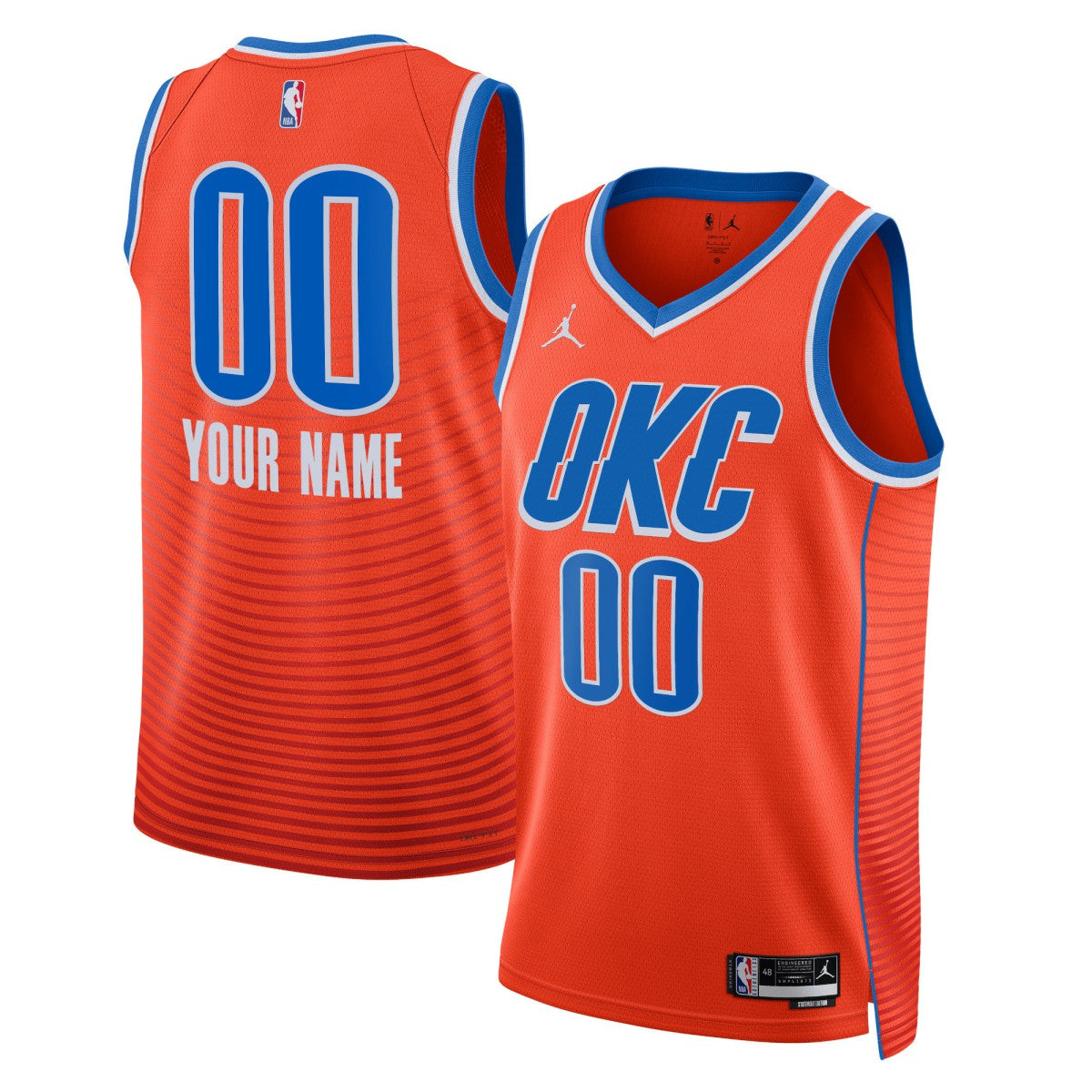 Oklahoma City Thunder Jordan Brand Unisex 2022/23 Swingman Custom Jersey - Statement Edition - Orange discount | NBA Jerseys