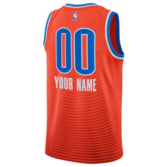 NBA - Oklahoma City Thunder Jordan Brand Unisex 2022/23 Swingman Custom Jersey - Statement Edition - Orange