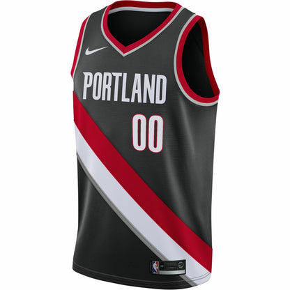 Portland Trail Blazers 2020/21 Swingman Custom Jersey - Icon Edition - Black | NBA Jerseys