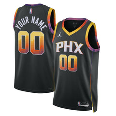 NBA - Phoenix Suns Jordan Brand Unisex 2022/23 Swingman Custom Jersey - Statement Edition - Black