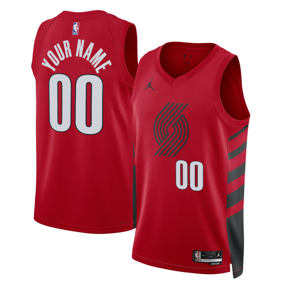 NBA - Portland Trail Blazers Jordan Brand Unisex 2022/23 Swingman Custom Jersey - Statement Edition - Red