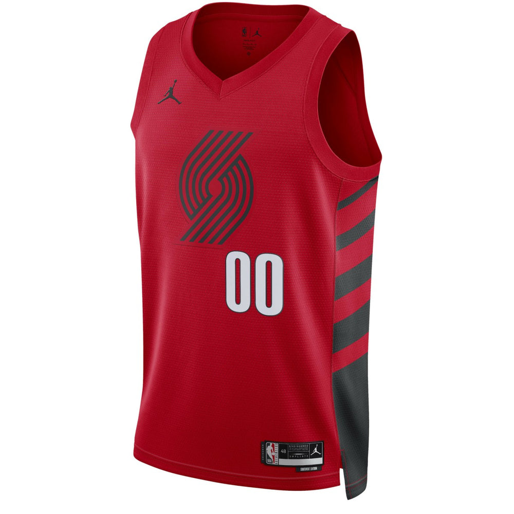 NBA - Portland Trail Blazers Jordan Brand Unisex 2022/23 Swingman Custom Jersey - Statement Edition - Red