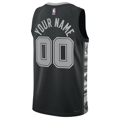 San Antonio Spurs Jordan Brand Unisex 2022/23 Swingman Custom Jersey - Statement Edition - Black online | NBA Jerseys