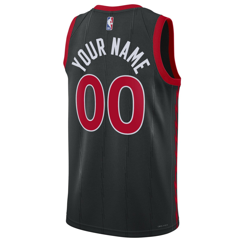 NBA - Toronto Raptors Jordan Brand Unisex 2022/23 Swingman Custom Jersey - Statement Edition - Black
