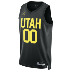 NBA - Utah Jazz Jordan Brand Unisex 2022/23 Swingman Custom Jersey - Statement Edition - Black