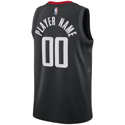 Houston Rockets Swingman Custom Jersey Black - Statement Edition | NBA Jerseys
