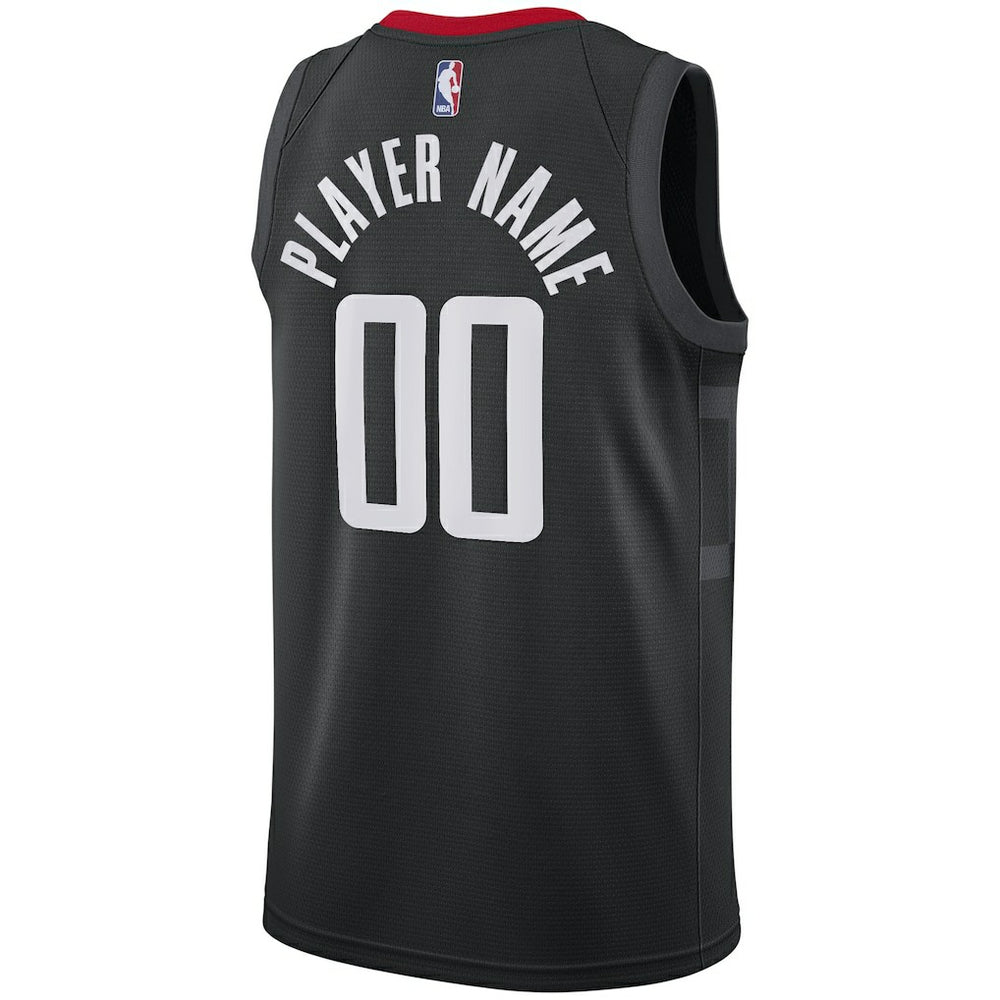 Nike - Houston Rockets Swingman Custom Jersey Black - Statement Edition