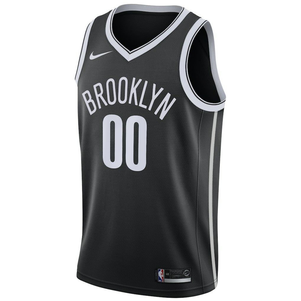 Brooklyn Nets Swingman Custom Jersey Black - Icon Edition | NBA Jerseys