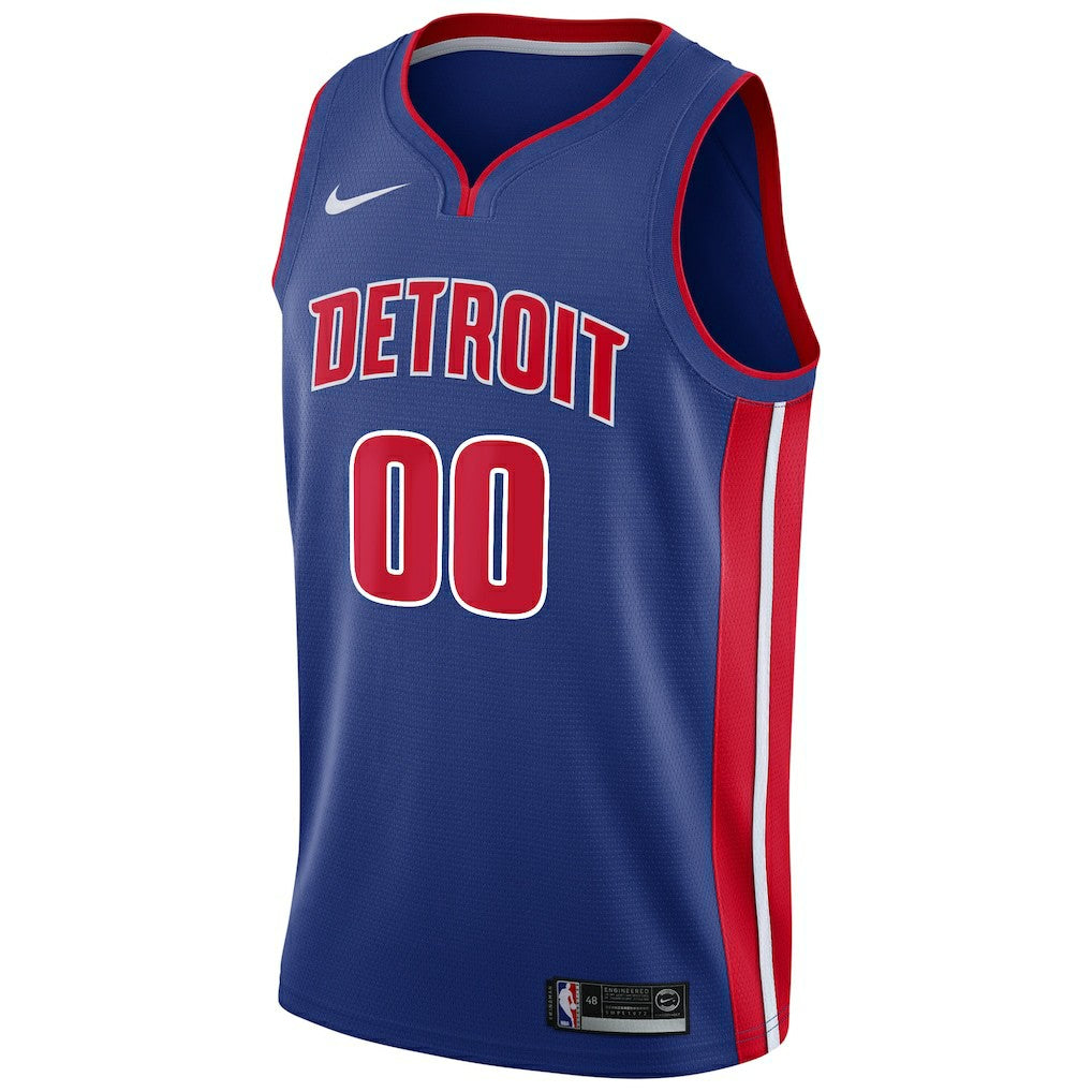 Detroit Pistons Swingman Custom Jersey Blue sale - Icon Edition | NBA Jerseys