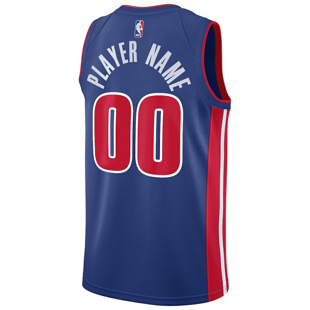 Detroit Pistons Swingman Custom Jersey Blue sale - Icon Edition | NBA Jerseys
