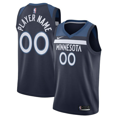 Minnesota Timberwolves Swingman Custom Jersey Navy - Icon Edition | NBA Jerseys
