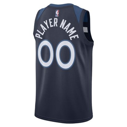 Minnesota Timberwolves Swingman Custom Jersey Navy - Icon Edition | NBA Jerseys