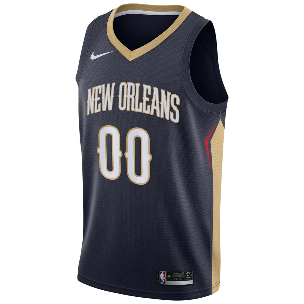 Nike - New Orleans Pelicans Swingman Custom Jersey Navy - Icon Edition