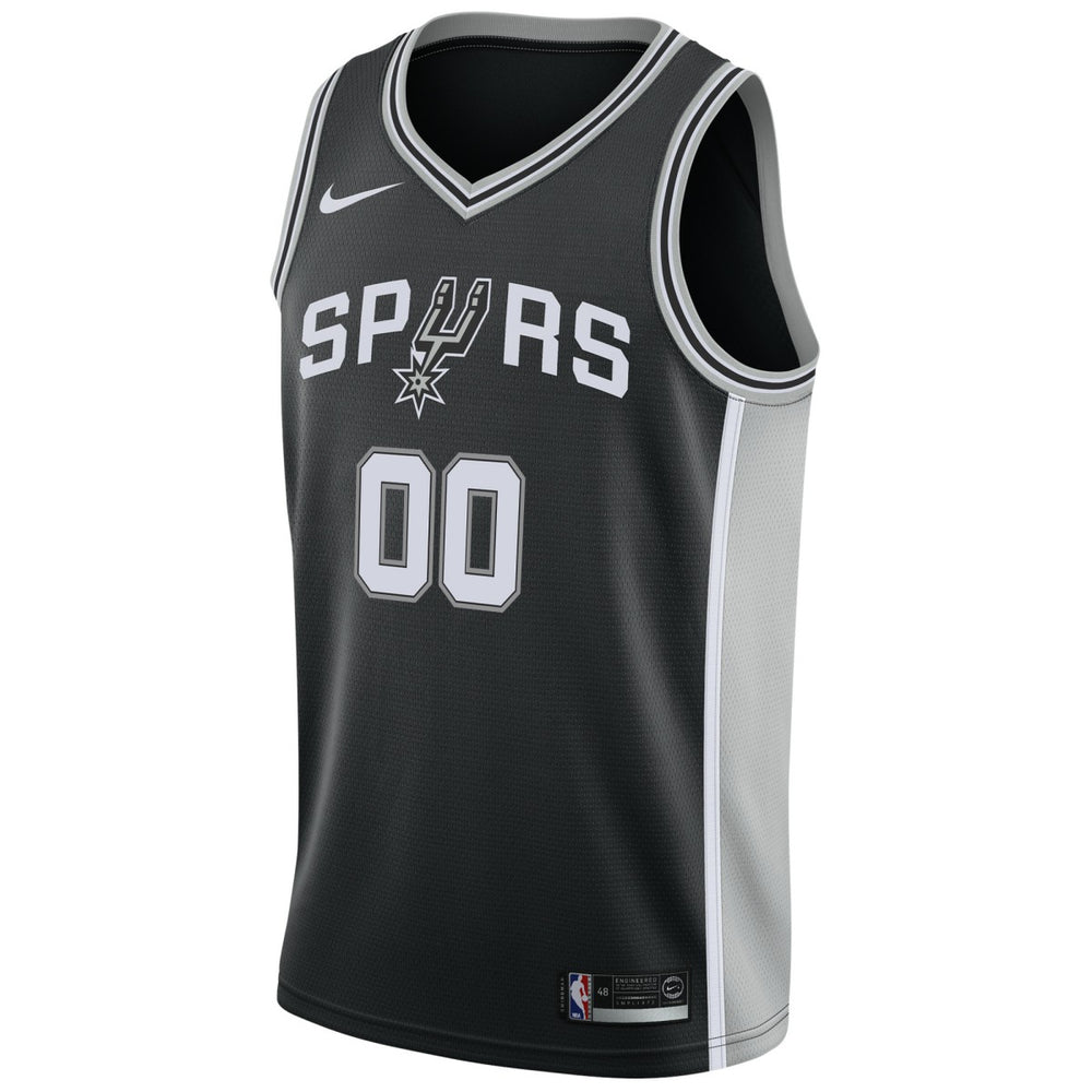 Nike - San Antonio Spurs Swingman Custom Jersey Black - Icon Edition