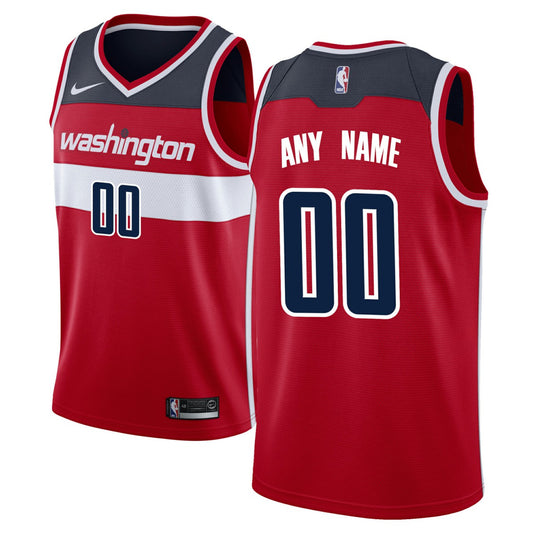 Washington Wizards Swingman Custom Jersey Red - Icon Edition | NBA Jerseys