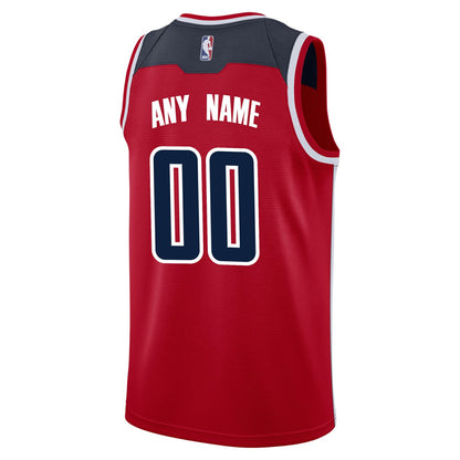 Washington Wizards Swingman Custom Jersey Red - Icon Edition | NBA Jerseys