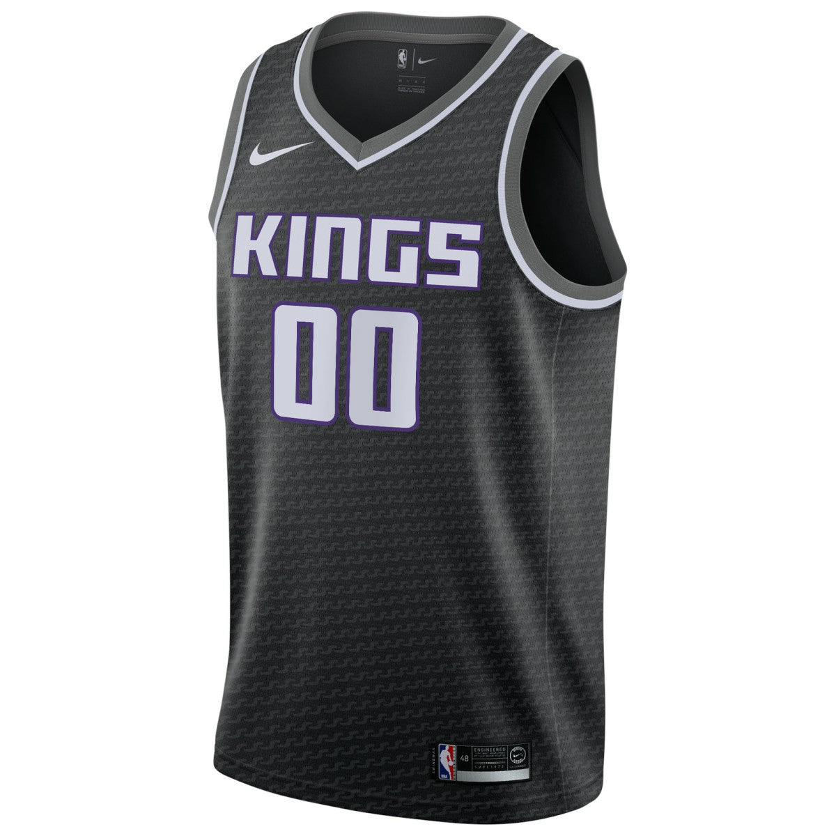 Sacramento Kings Swingman Custom Jersey Black - Statement Edition | NBA Jerseys