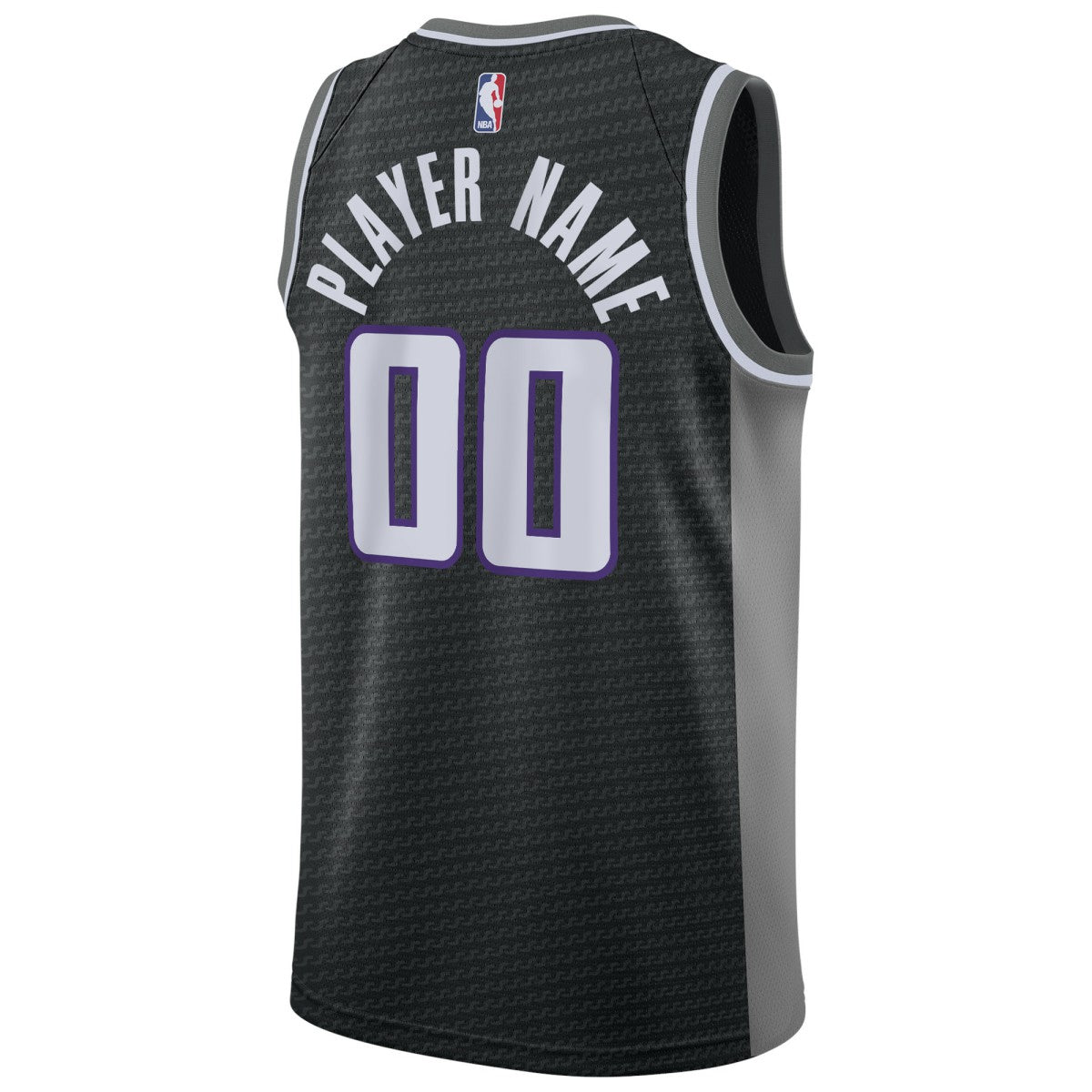 Sacramento Kings Swingman Custom Jersey Black - Statement Edition | NBA Jerseys