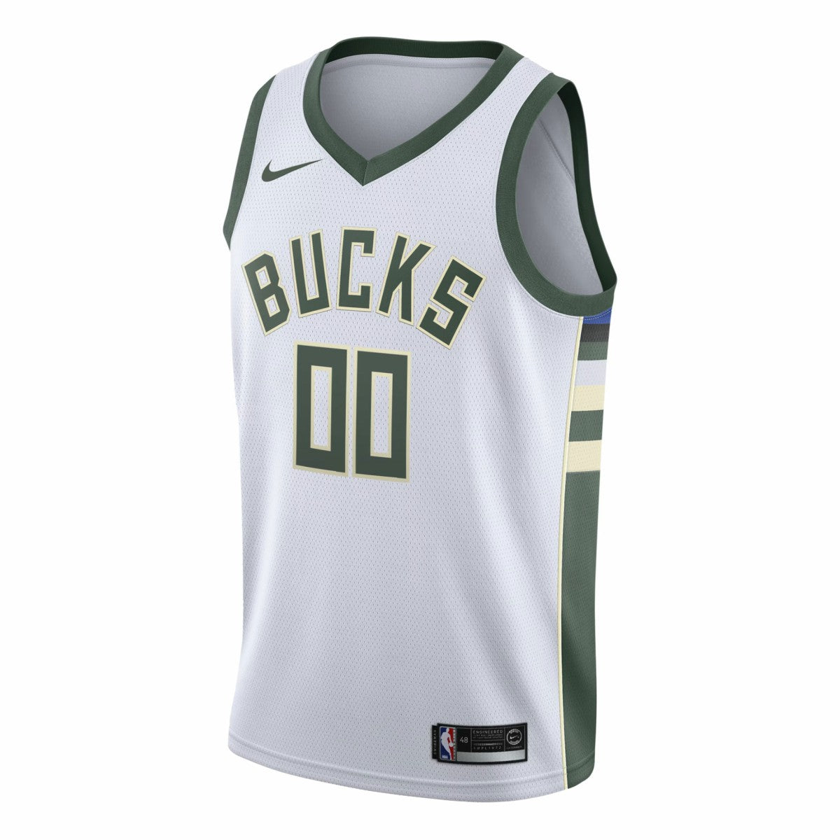 Nike - Milwaukee Bucks Swingman Custom Jersey White - Association Edition