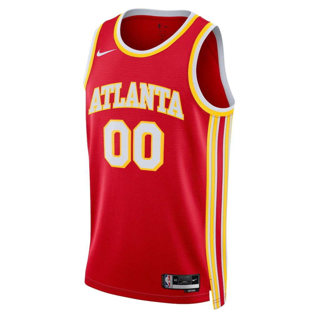 Nike - Atlanta Hawks Unisex Swingman Custom Jersey Red - Icon Edition