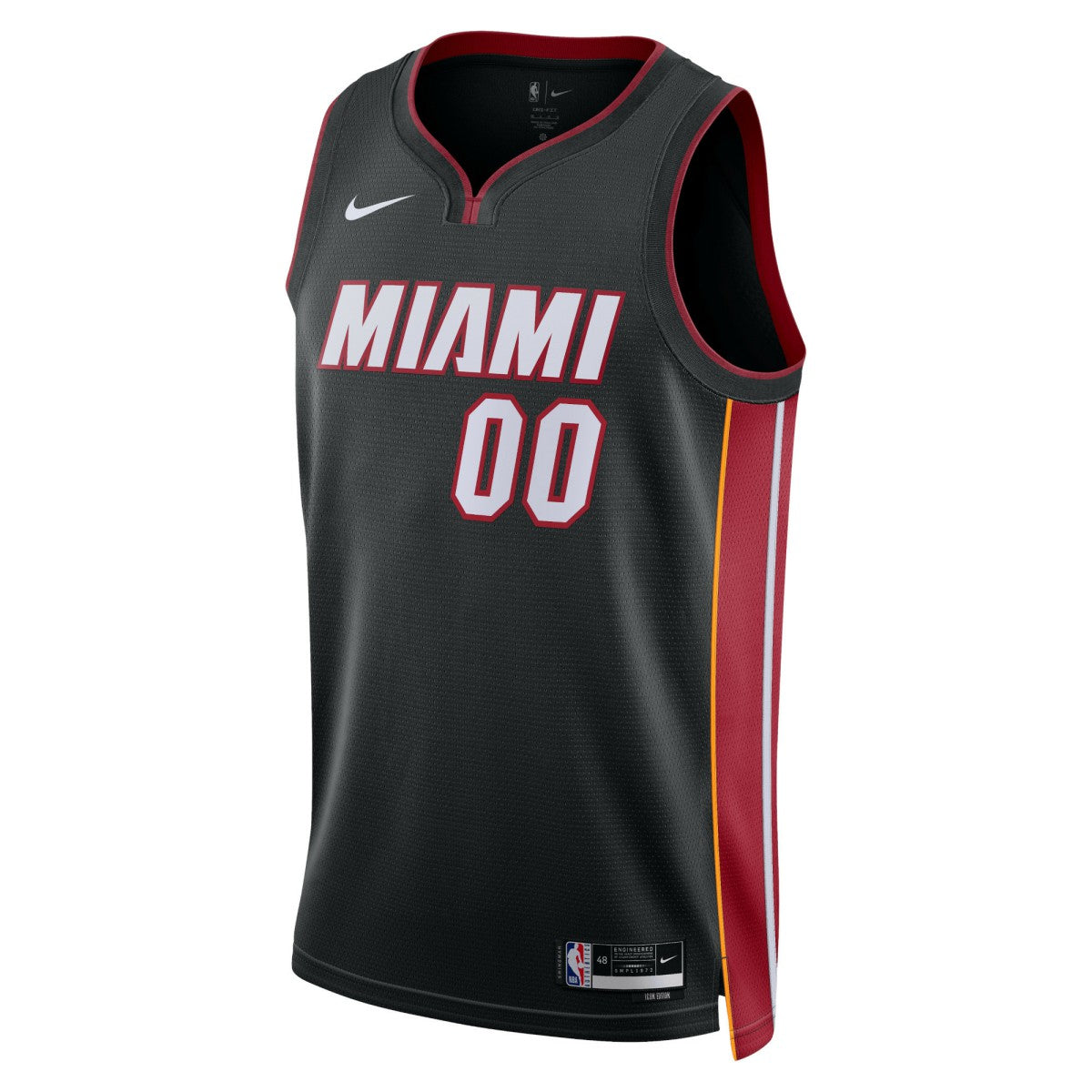Nike - Miami Heat Unisex Swingman Custom Jersey Black - Icon Edition