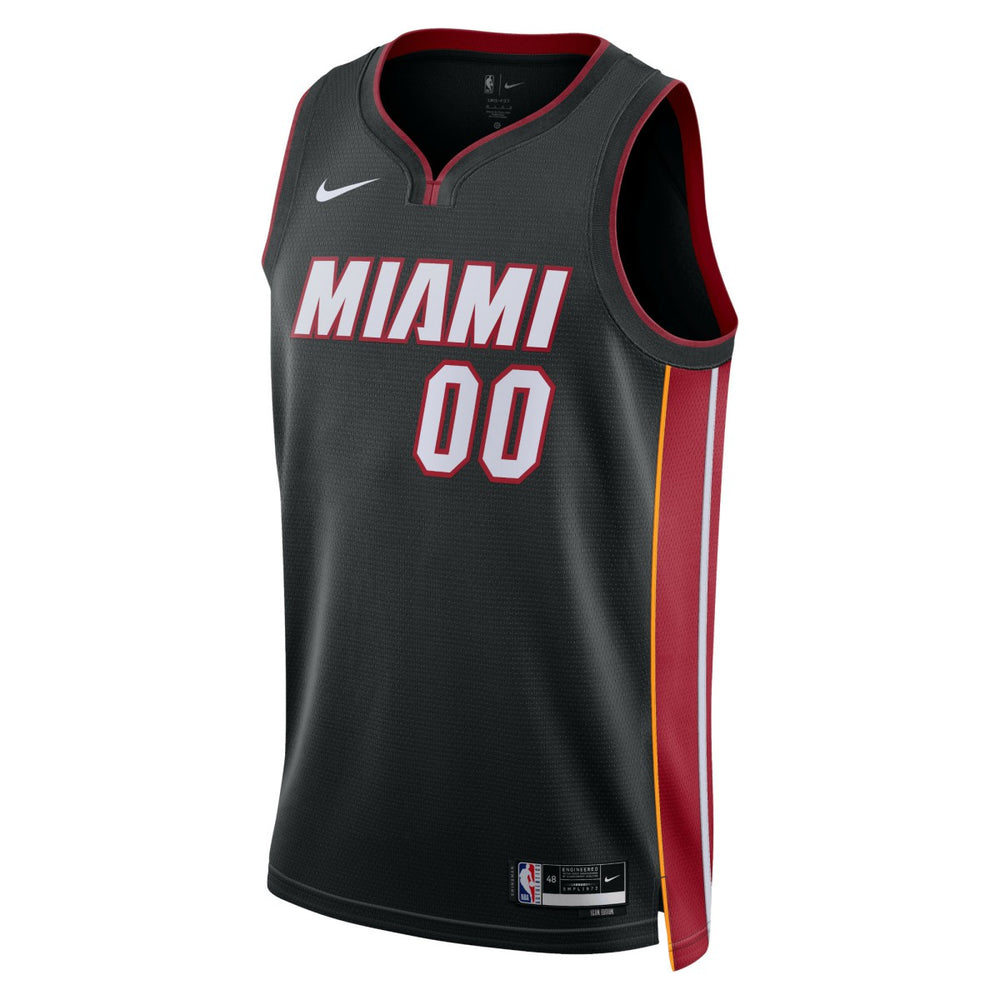 Nike - Miami Heat Unisex Swingman Custom Jersey Black - Icon Edition
