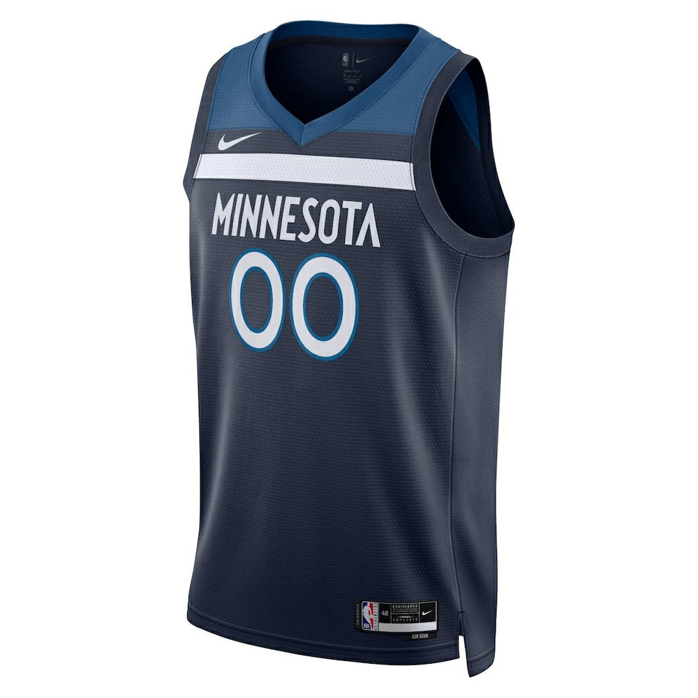 Nike - Minnesota Timberwolves Unisex Swingman Custom Jersey Navy - Icon Edition