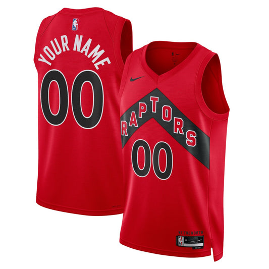 Toronto Raptors Unisex Swingman Custom Jersey Red - Icon Edition | NBA Jerseys