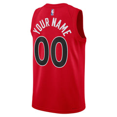 Nike - Toronto Raptors Unisex Swingman Custom Jersey Red - Icon Edition
