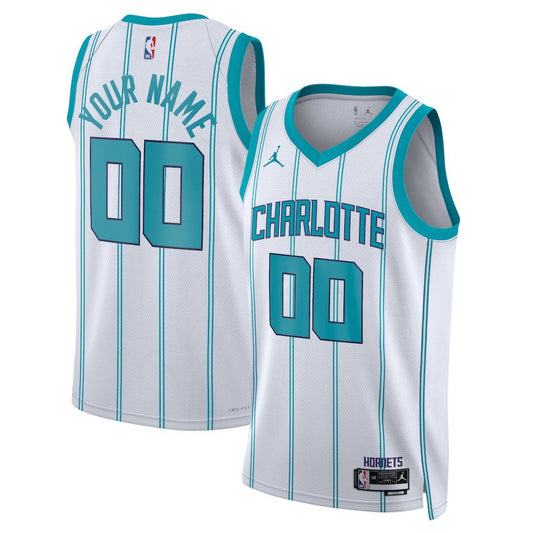 Charlotte Hornets Jordan Brand Unisex Swingman Custom Jersey White - Association Edition on sale | NBA Jerseys