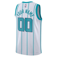 NBA - Charlotte Hornets Jordan Brand Unisex Swingman Custom Jersey White - Association Edition