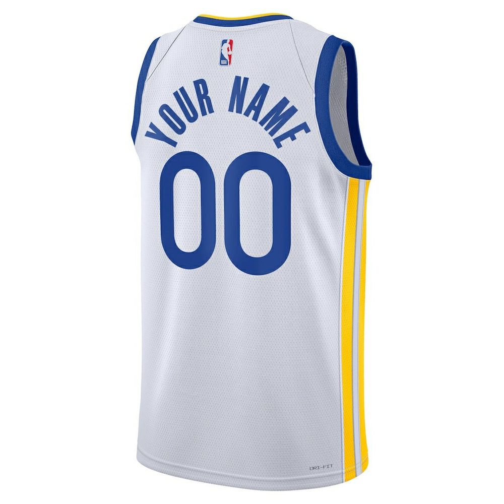 Nike - Golden State Warriors Unisex Swingman Custom Jersey White - Association Edition