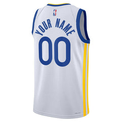 Nike - Golden State Warriors Unisex Swingman Custom Jersey White - Association Edition