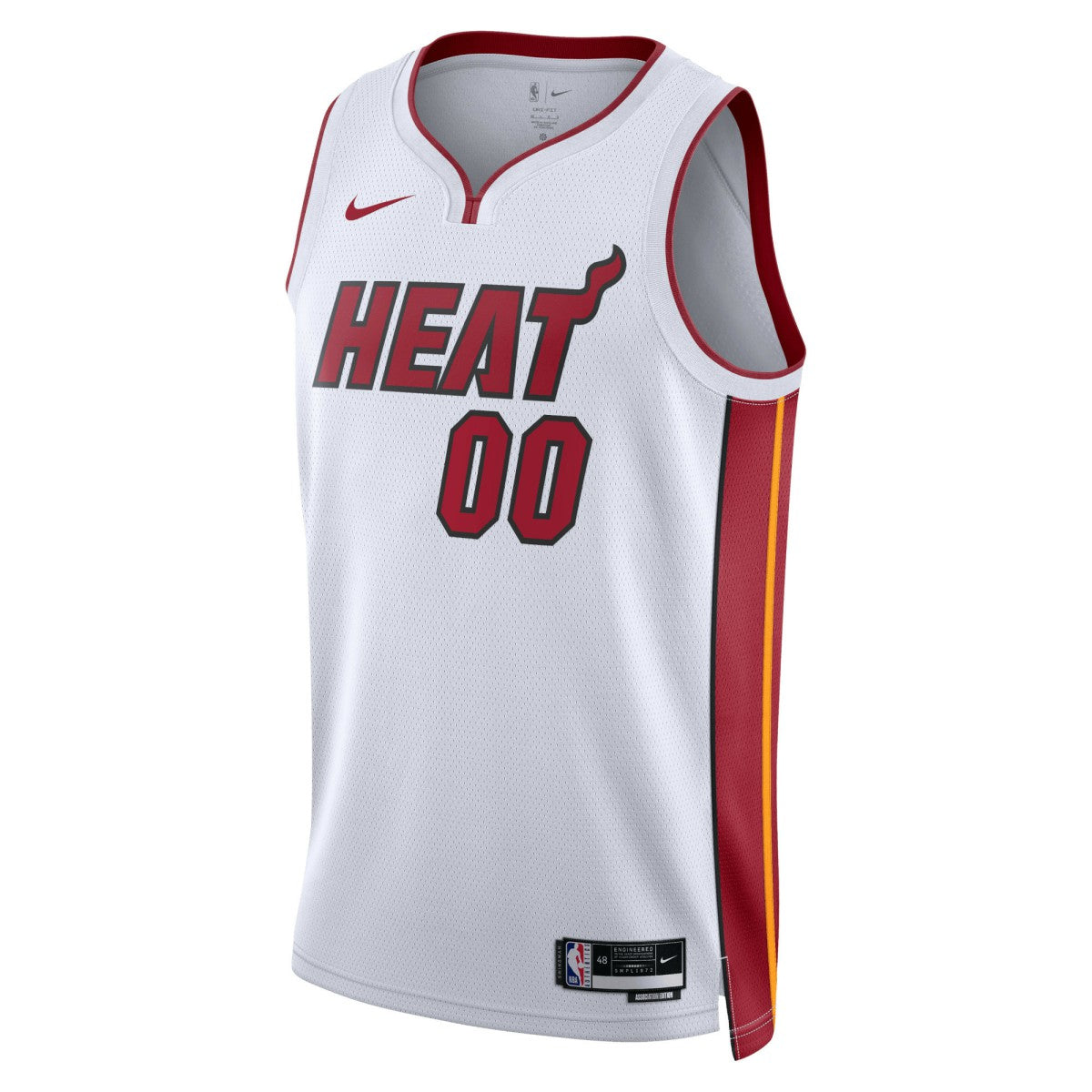 Miami Heat Unisex Swingman Custom Jersey White - Association Edition | NBA Jerseys
