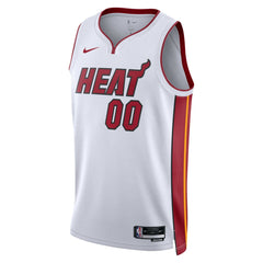 Nike - Miami Heat Unisex Swingman Custom Jersey White - Association Edition