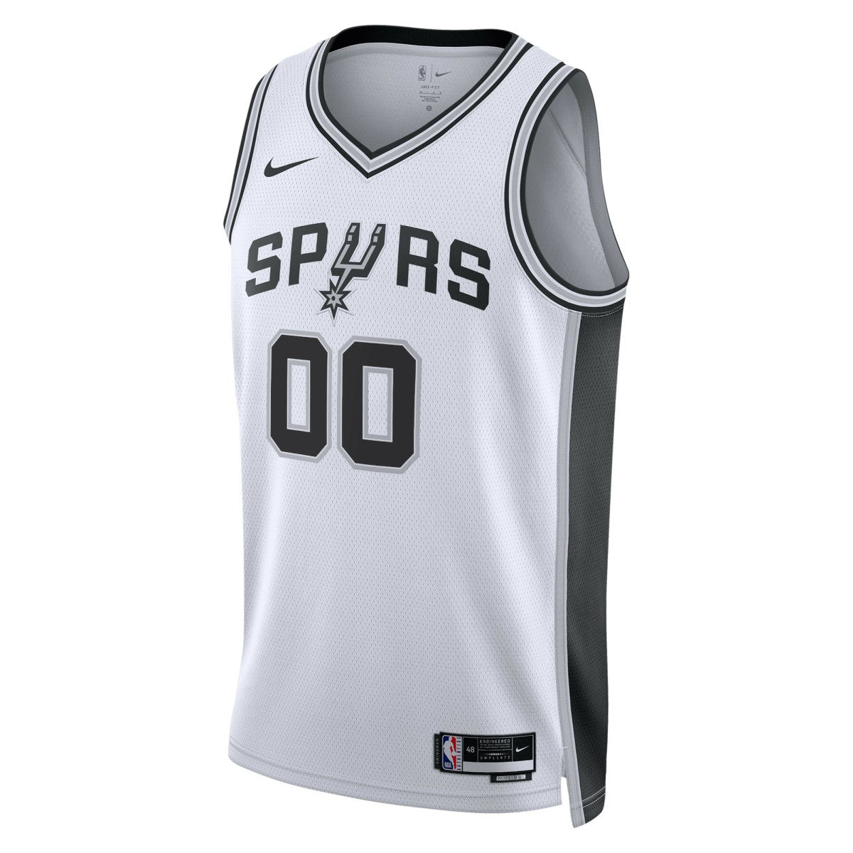 San Antonio Spurs Unisex Swingman Custom Jersey White - Association Edition | NBA Jerseys