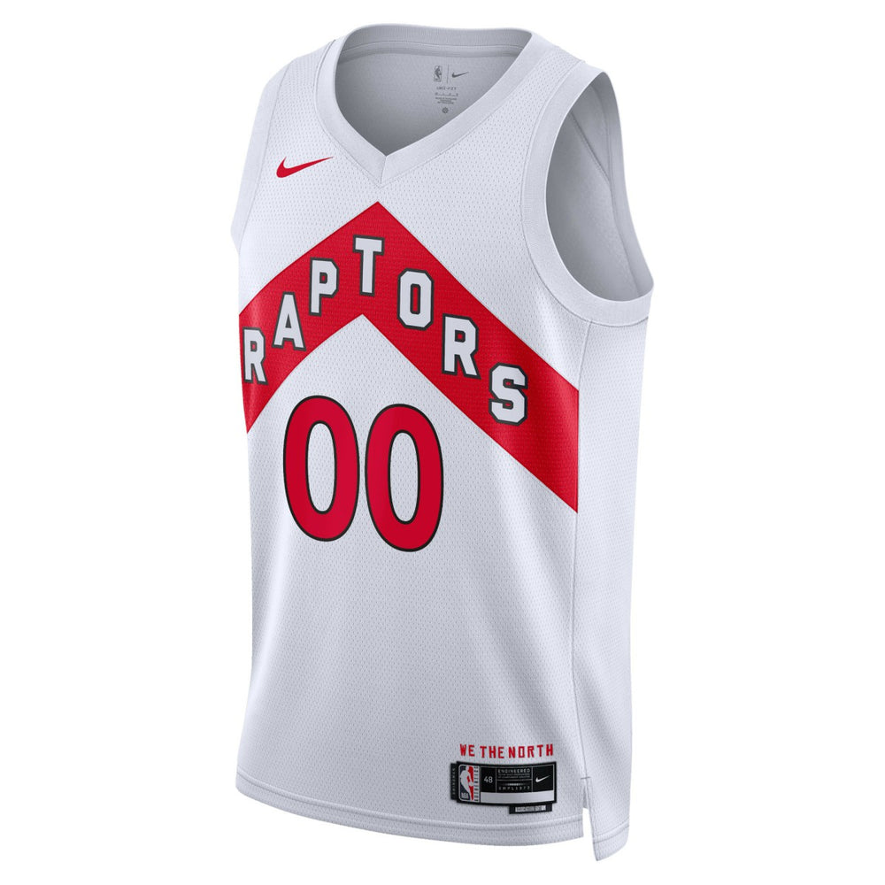 Nike - Toronto Raptors Unisex Swingman Custom Jersey White - Association Edition