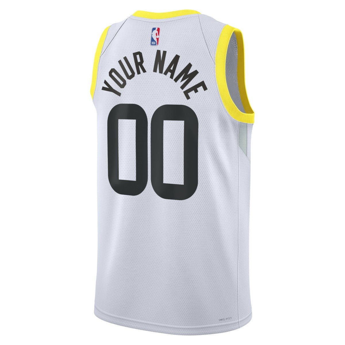 Utah Jazz Unisex Swingman Custom Jersey White - Association Edition | NBA Jerseys