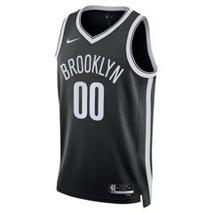 Nike - Brooklyn Nets Unisex Swingman Custom Jersey Black - Icon Edition