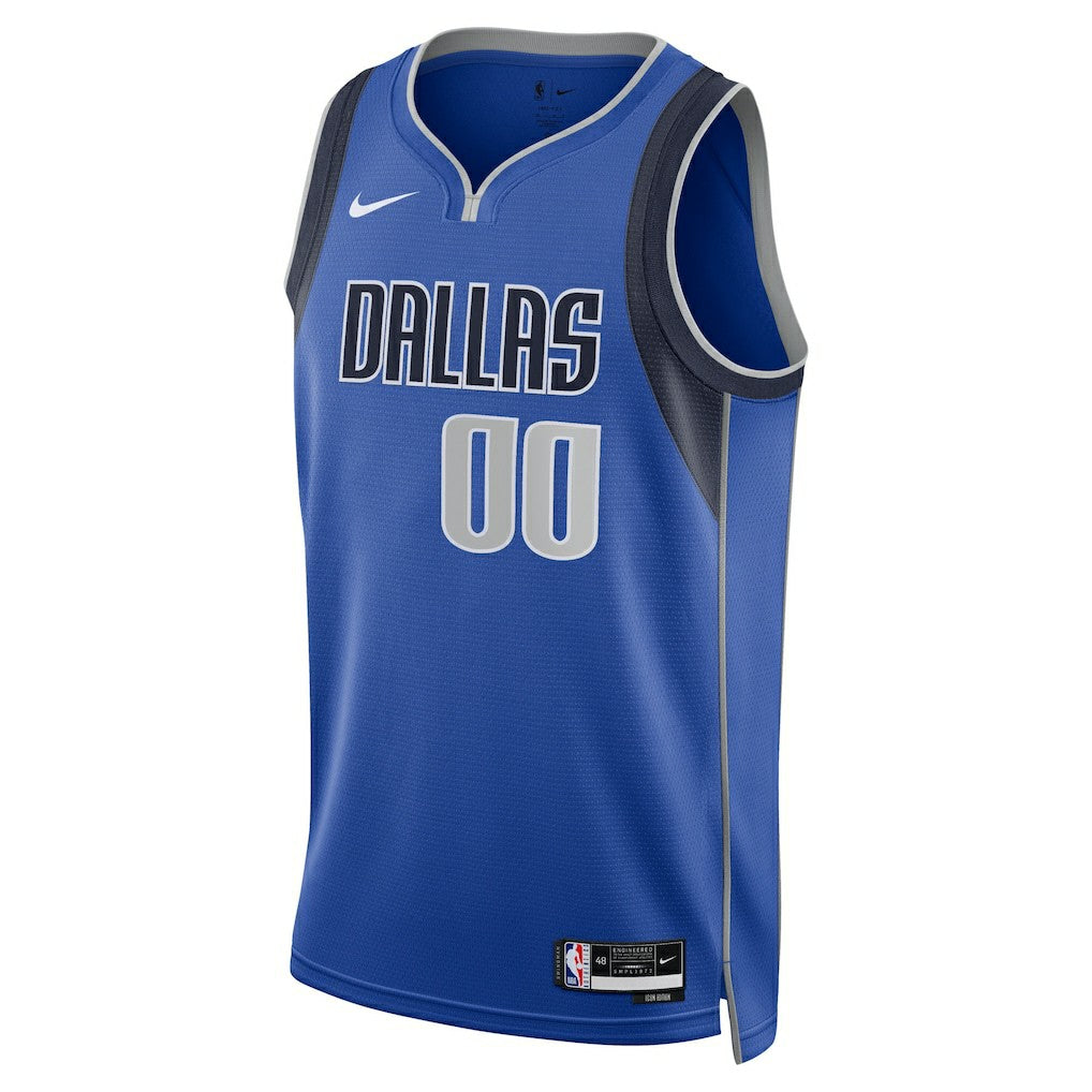 Nike - Dallas Mavericks Unisex Swingman Custom Jersey Blue - Icon Edition
