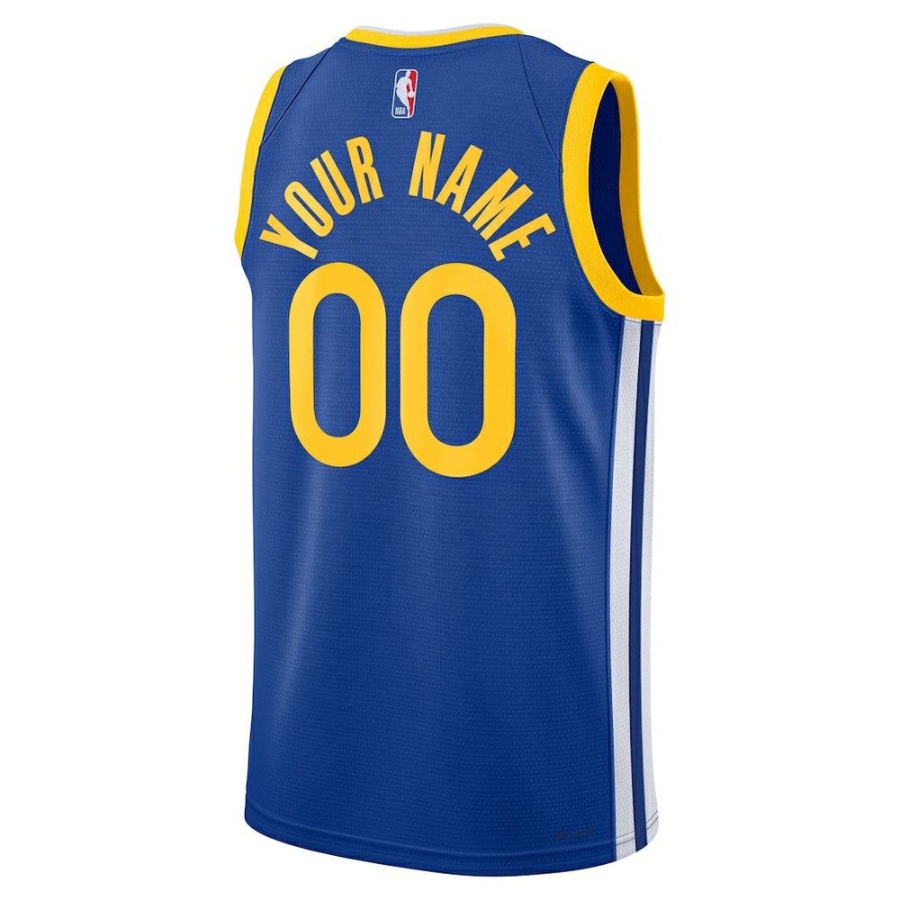 Nike - Golden State Warriors Unisex Swingman Custom Jersey Royal - Icon Edition