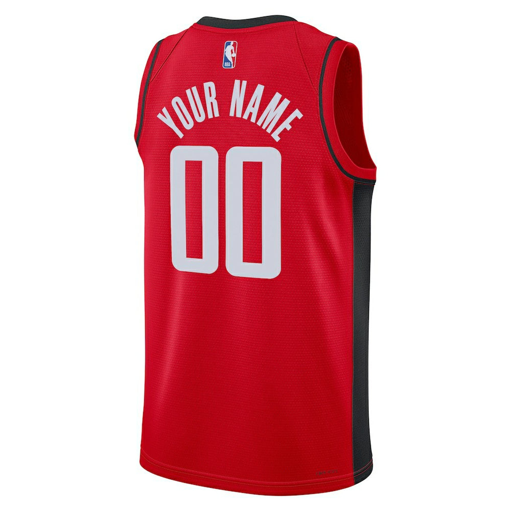 Nike - Houston Rockets Unisex Swingman Custom Jersey Red - Icon Edition