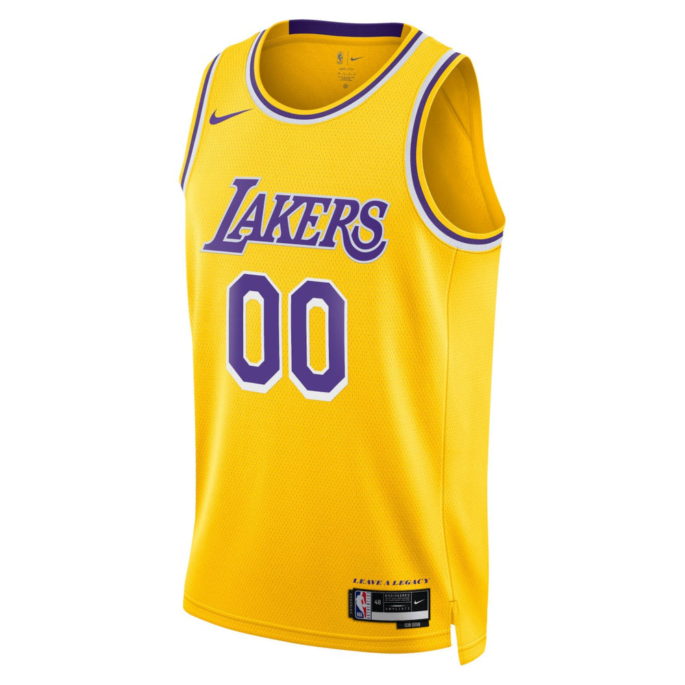 Nike - Los Angeles Lakers Unisex Swingman Custom Jersey Gold - Icon Edition