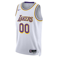 Nike - Los Angeles Lakers Unisex Swingman Custom Jersey White - Association Edition