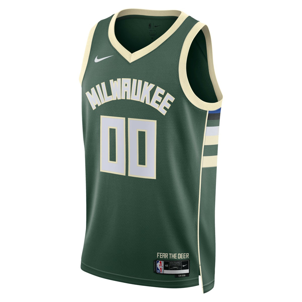 Milwaukee Bucks Unisex Swingman Custom Jersey Hunter Green - Icon Edition | NBA Jerseys