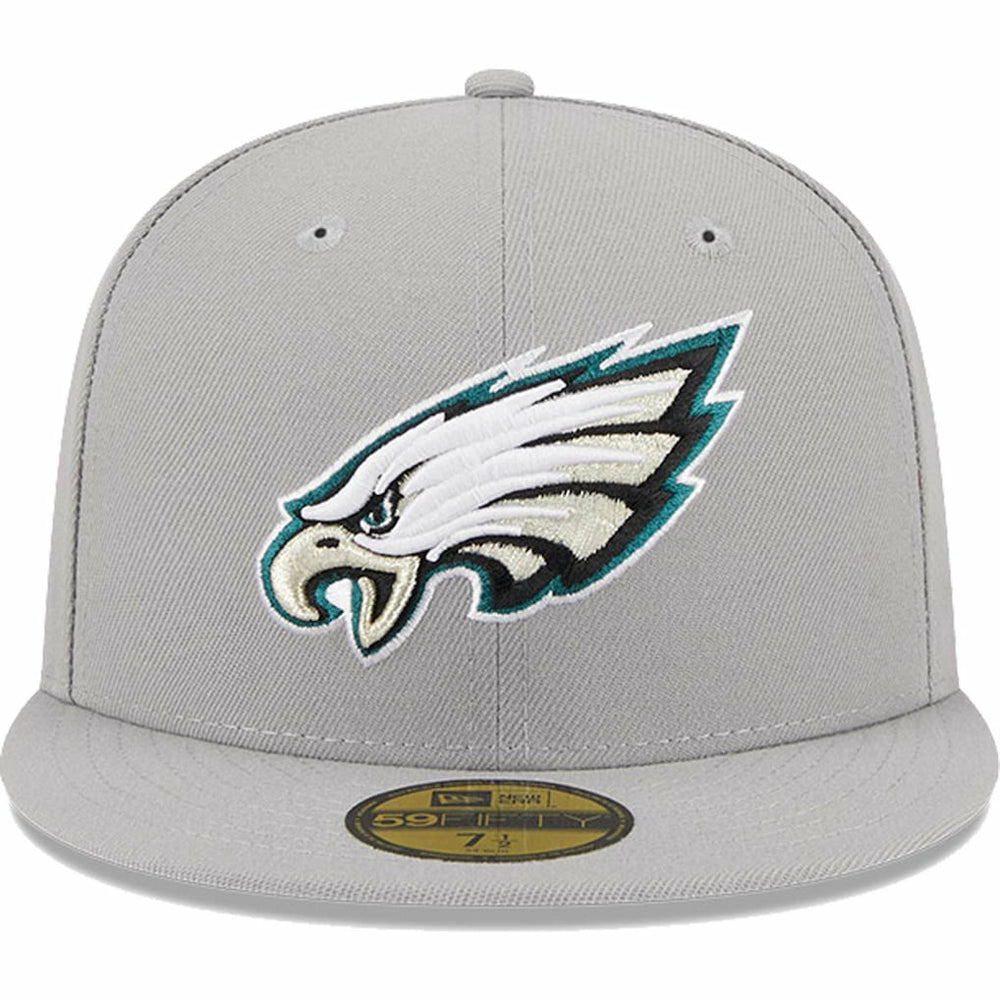 Philadelphia Eagles New Era Omaha 59FIFTY Fitted Hat Gray - NFL