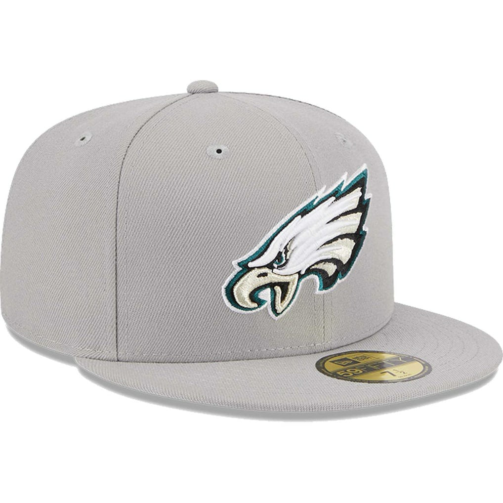 Philadelphia Eagles New Era Omaha 59FIFTY Fitted Hat Gray - NFL