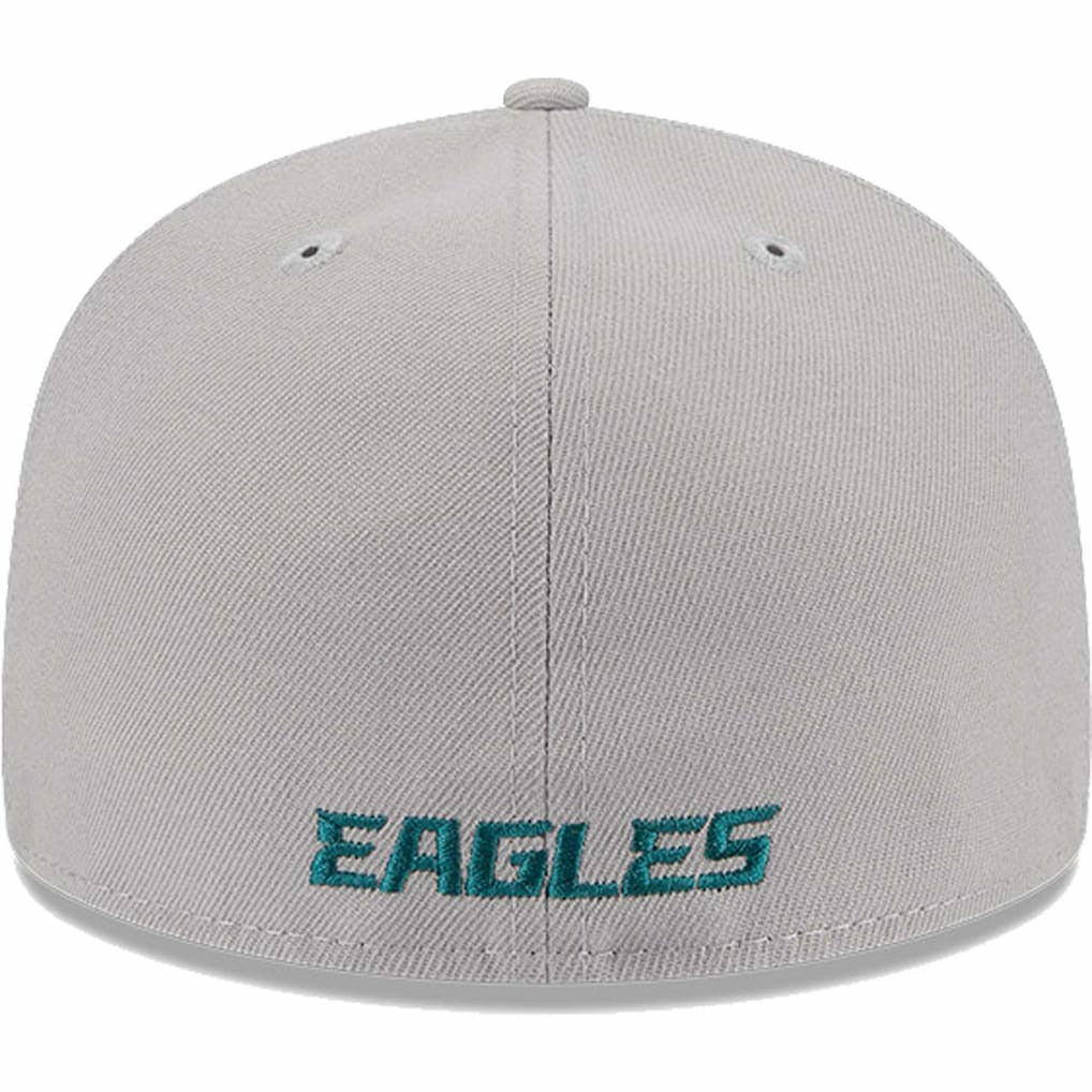 Philadelphia Eagles New Era Omaha 59FIFTY Fitted Hat Gray - NFL